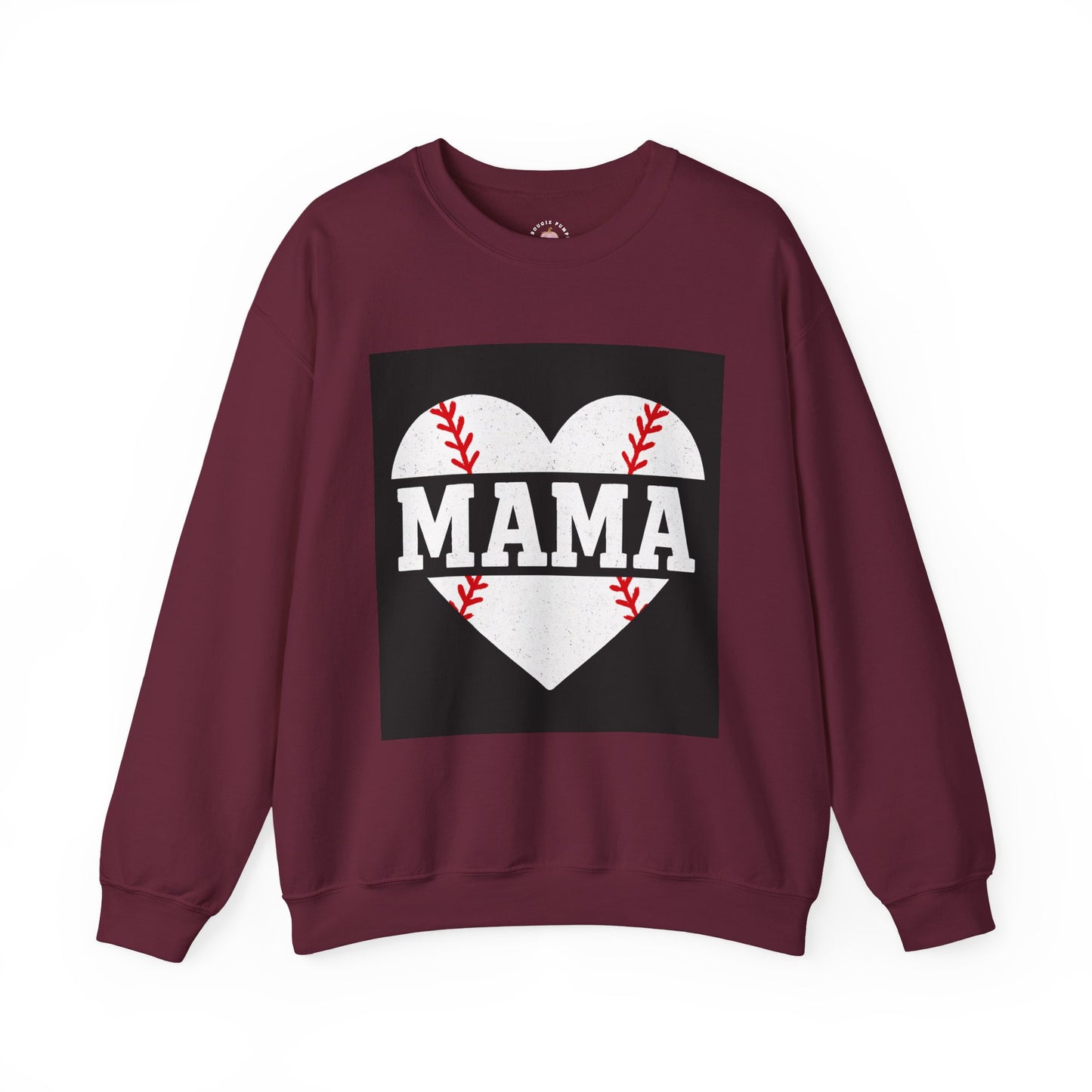Baseball Mama Sweatshirt | Game Day Heart Design | Sports Mom Apparel – The Bougie Pumpkin Boutique - The Bougie Pumpkin Boutique
