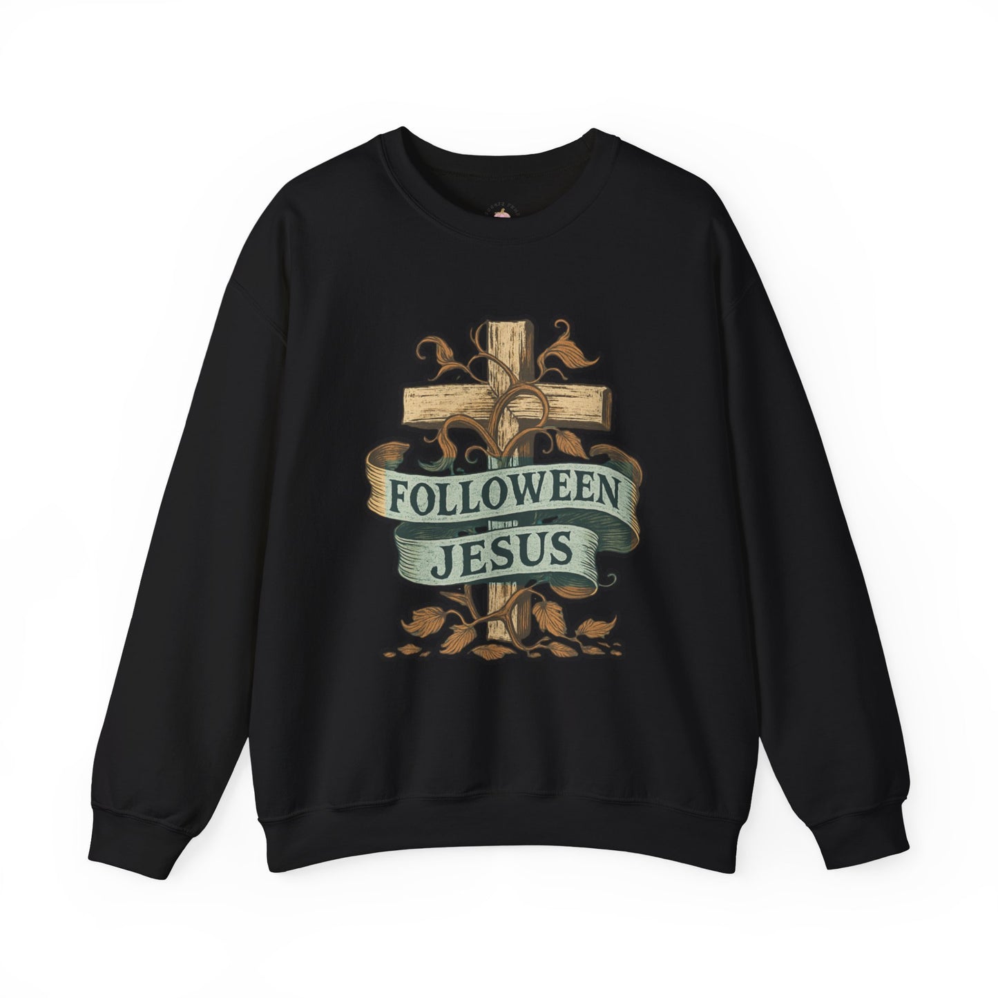 Sweatshirt Folloween Jesus, Halloween Alternative, Faith - The Bougie Pumpkin Boutique