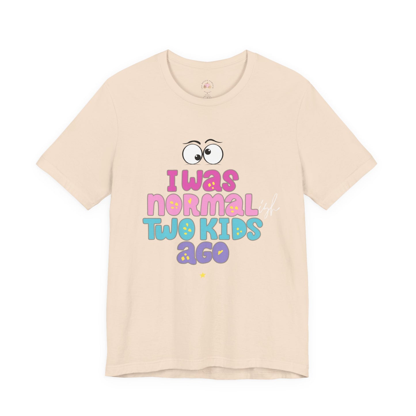Unisex Jersey Short Sleeve Tee with 'I Was Normal Two Kids Ago' Design - Fun Parenthood Shirt, Gift for Moms and Dads, Casual Wear, [...]