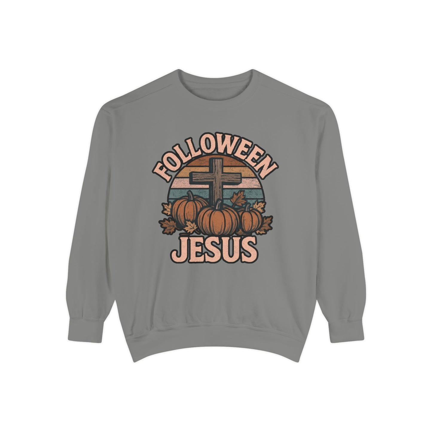 Follower Jesus Sweatshirt - Unisex Fall Apparel, Cute Halloween Gift, Faith-Based Clothing, Autumn Style - The Bougie Pumpkin Boutique