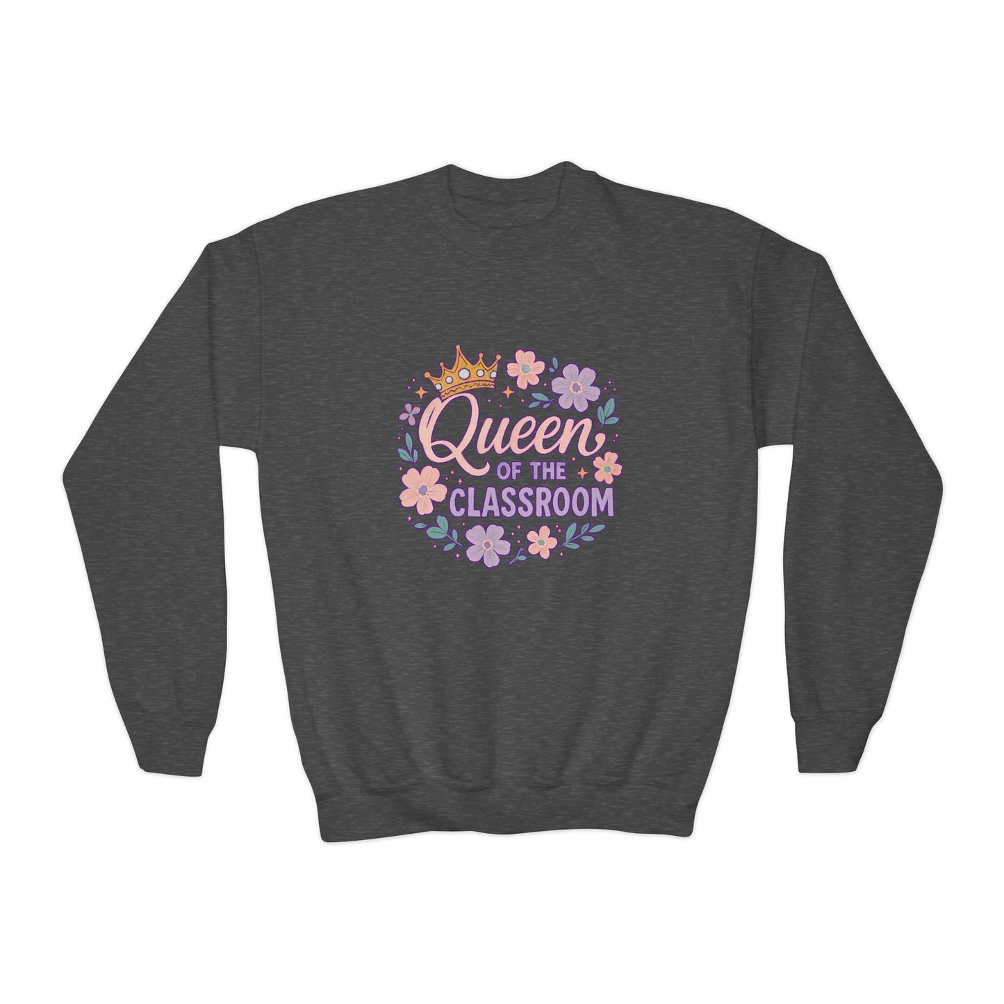 Queen of the Classroom Youth Crewneck Sweatshirt
