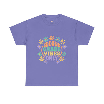 Second Grade Vibes Tee - Teacher Shirt