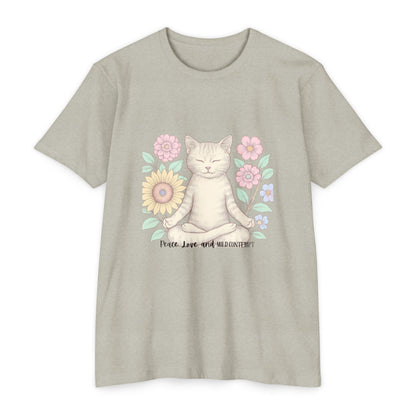 Zen Cat T-shirt - Funny and Snarky Cat Humor Design