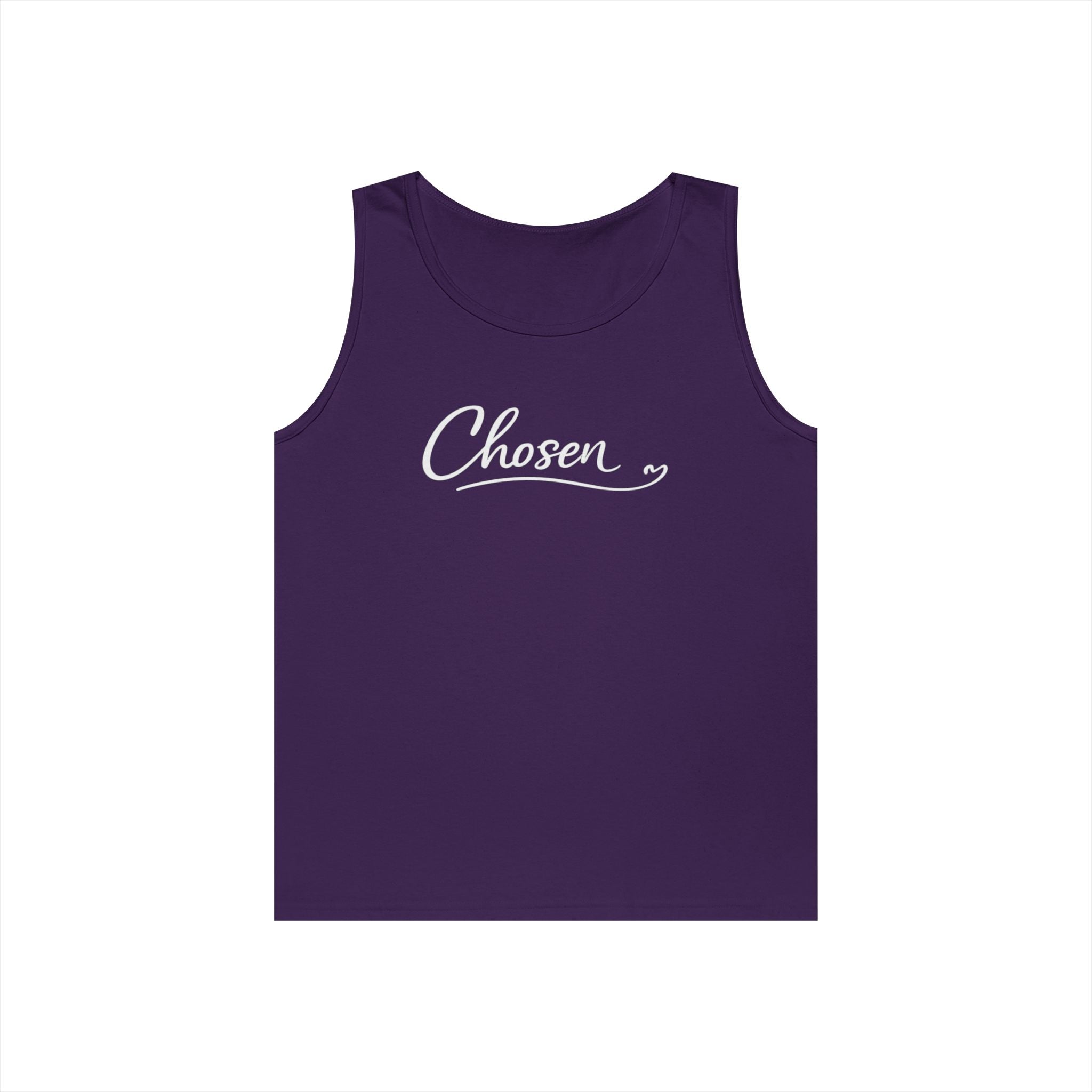 Chosen Script Tank Top — Inspirational 'Chosen' Graphic Tank