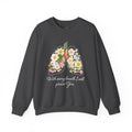 Yahweh Crewneck Sweatshirt — "With Every Breath I Will Praise You" Inspirational Pullover