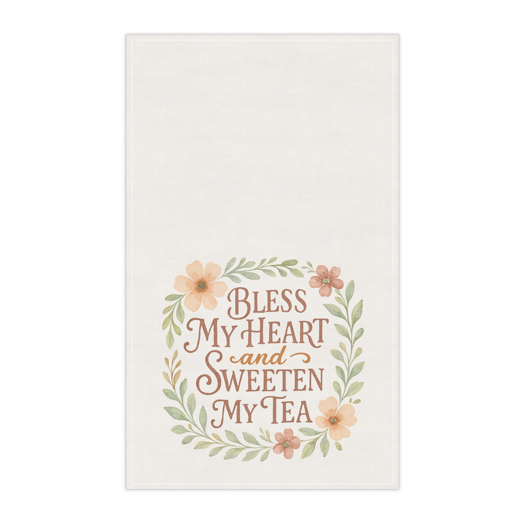 Bless My Heart and Sweeten My Tea Towel | Southern Kitchen Décor – The Bougie Pumpkin Boutique