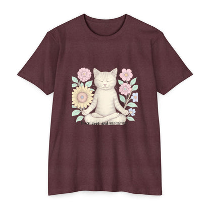 Zen Cat T-shirt - Funny and Snarky Cat Humor Design