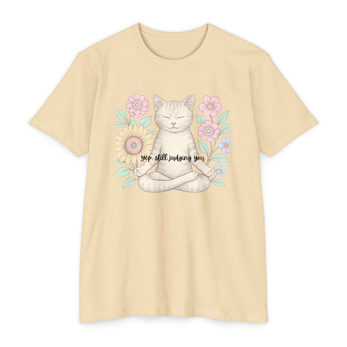 Zen Cat T-shirt - Funny and Snarky Cat Humor Design