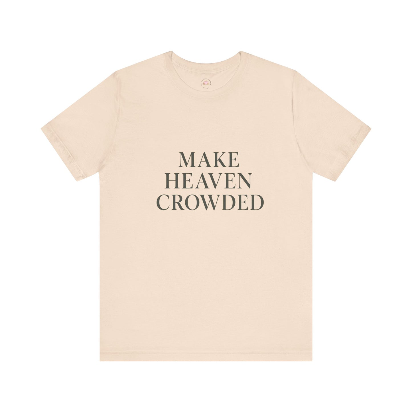 Heavenly Message Tee, Inspirational T-Shirt for Faith, Casual Wear, Gift for Christians, Church Events, Everyday Style - The Bougie Pumpkin Boutique