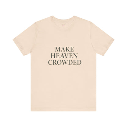 Heavenly Message Tee, Inspirational T-Shirt for Faith, Casual Wear, Gift for Christians, Church Events, Everyday Style - The Bougie Pumpkin Boutique