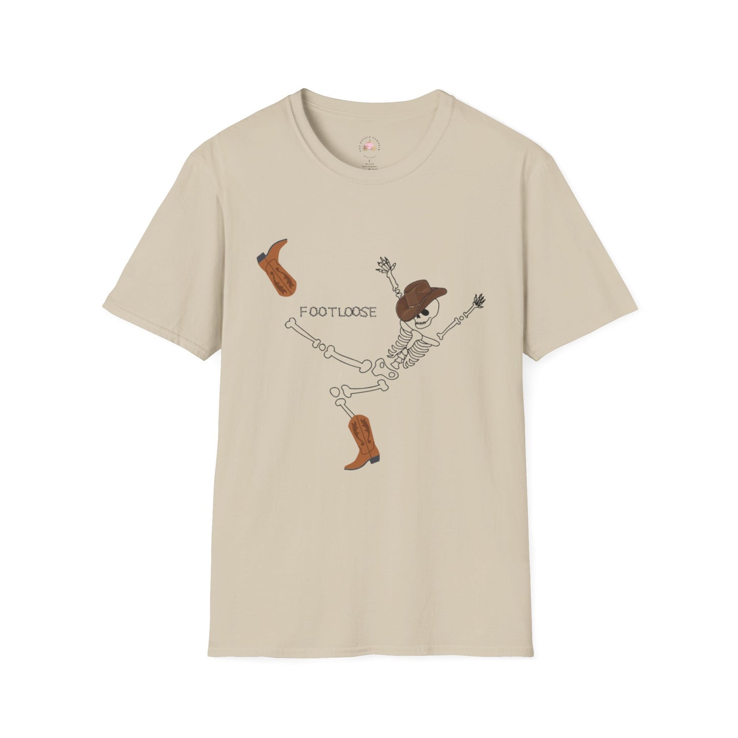 Footloose Skeleton Unisex T-Shirt - Funny Halloween Country Shirt