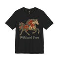 Wild and Free Floral Horse T-Shirt