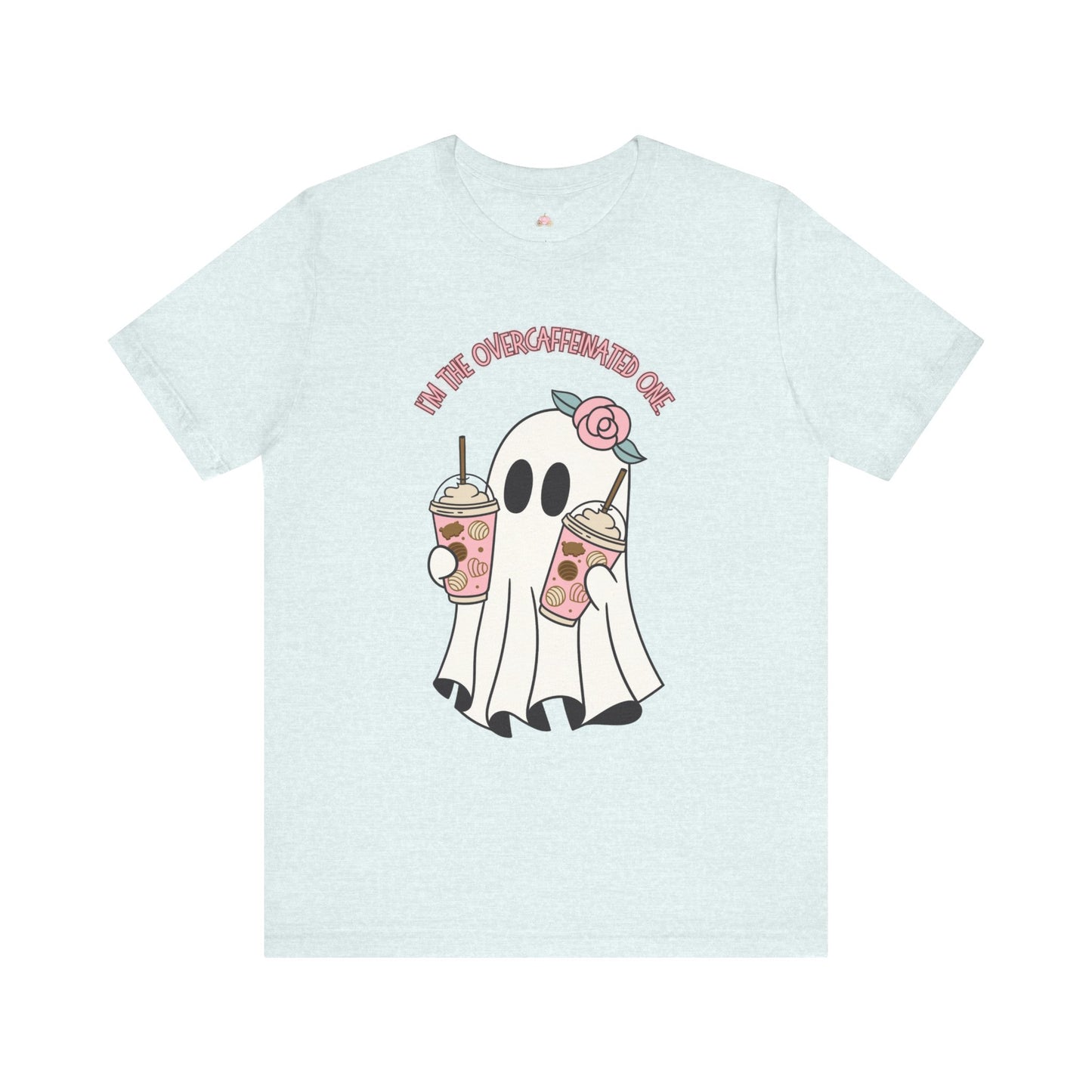 Playful Ghost Tee - Halloween Casual Wear, Unisex Short Sleeve T-Shirt, Funny Graphic Tee, Cute Gift for Halloween Lovers, Cool Ghost Design