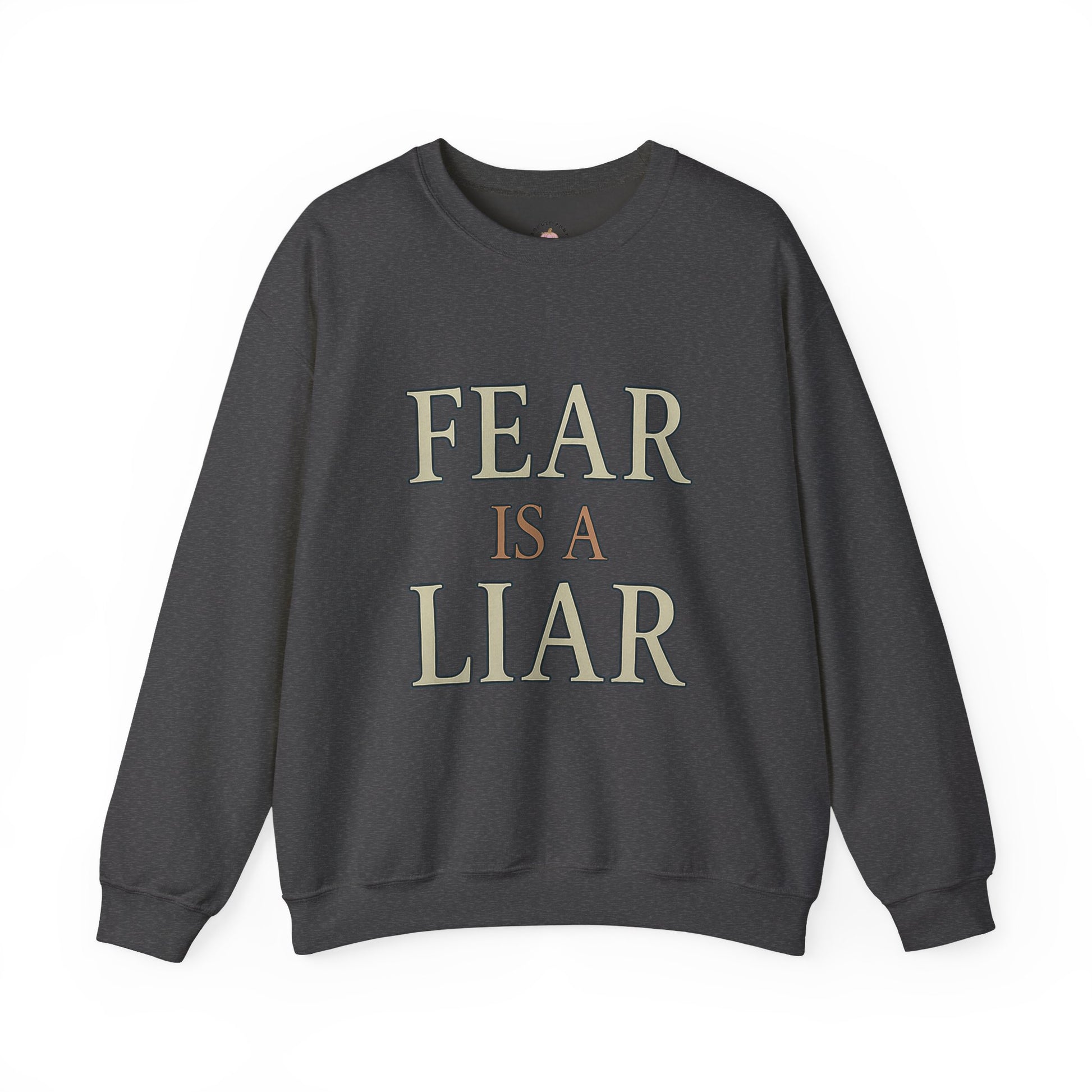 Fear Is a Liar Sweatshirt | Faith Over Fear Christian Crewneck – Bougie Pumpkin Boutique - The Bougie Pumpkin Boutique