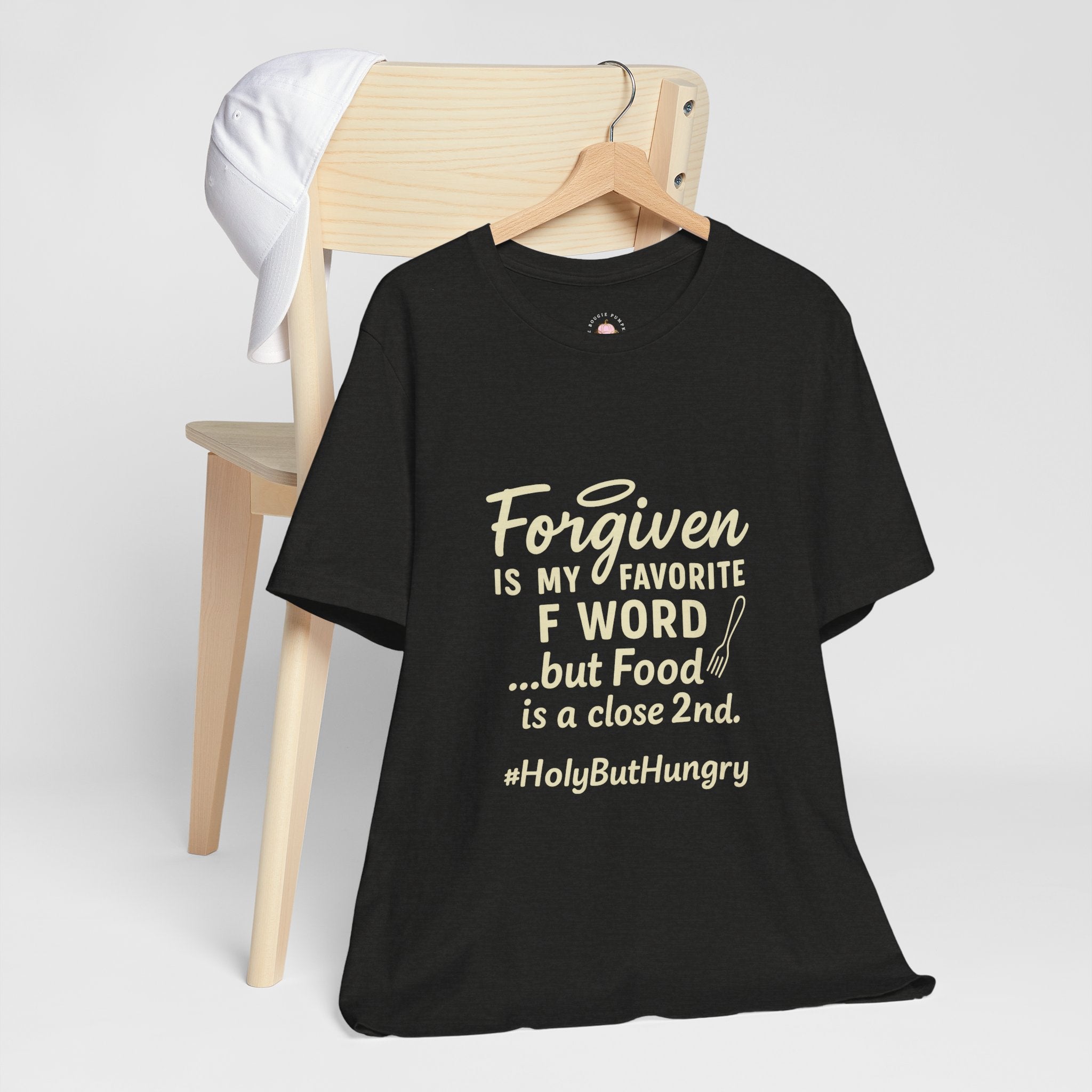 Forgiven Is My Favorite F-Word Tee — Funny Christian Foodie Shirt