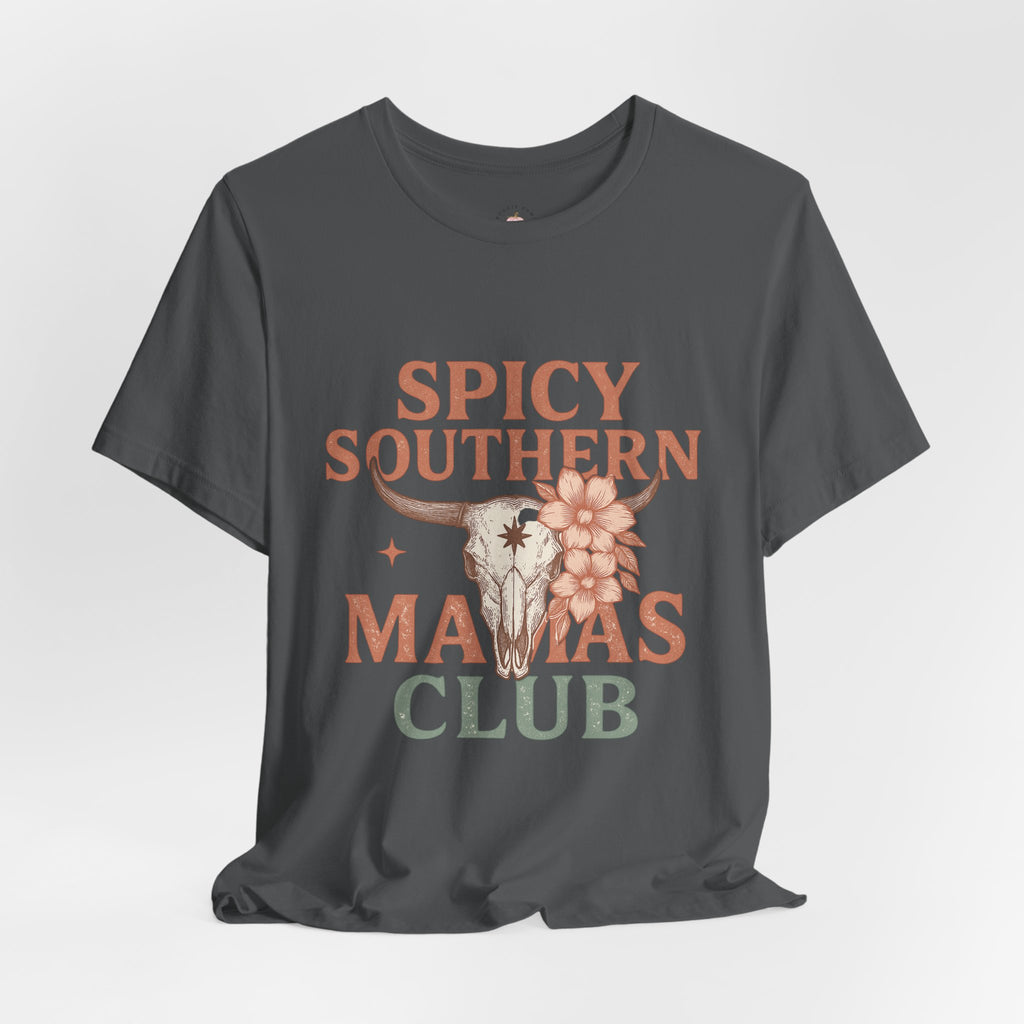 Spicy Southern Mamas Club Tee | Western Graphic Shirt for Faith-Filled Women – The Bougie Pumpkin Boutique