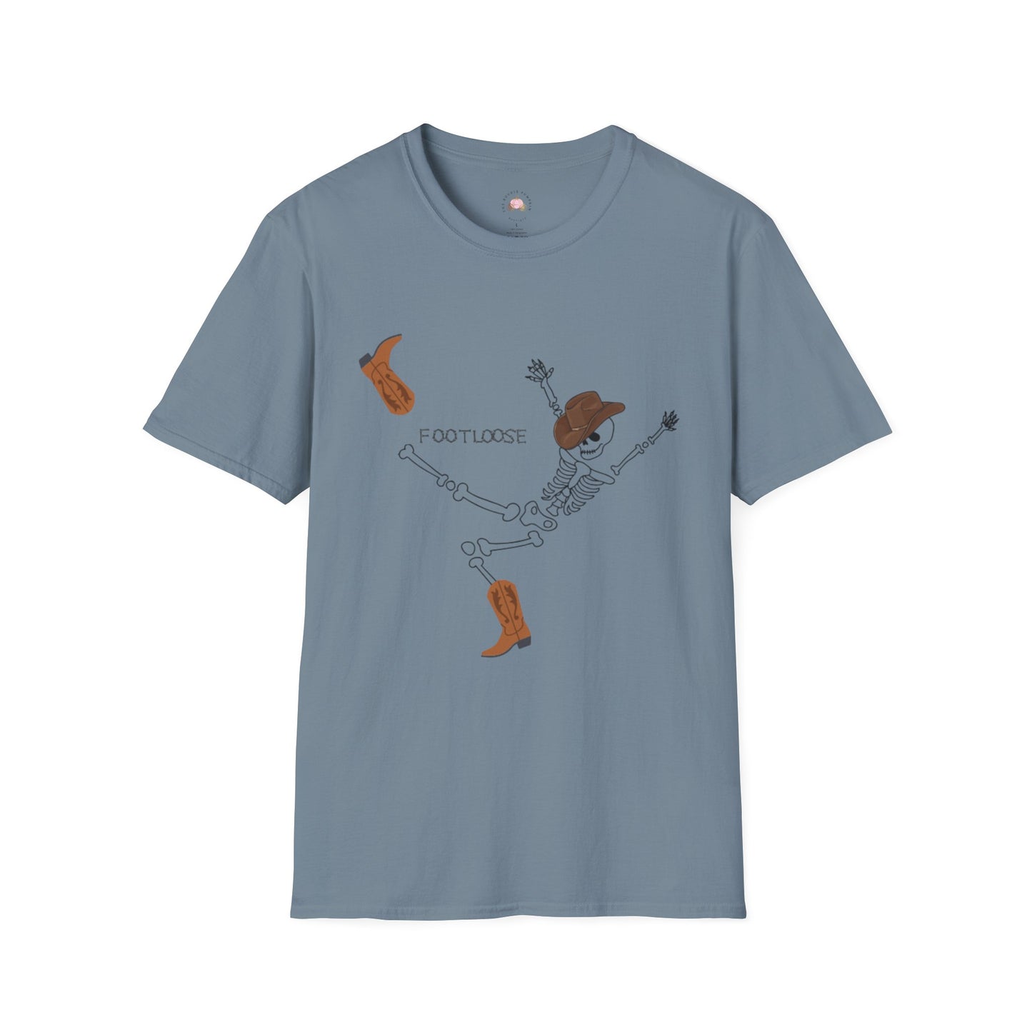 Footloose Skeleton Unisex T-Shirt - Funny Halloween Country Shirt