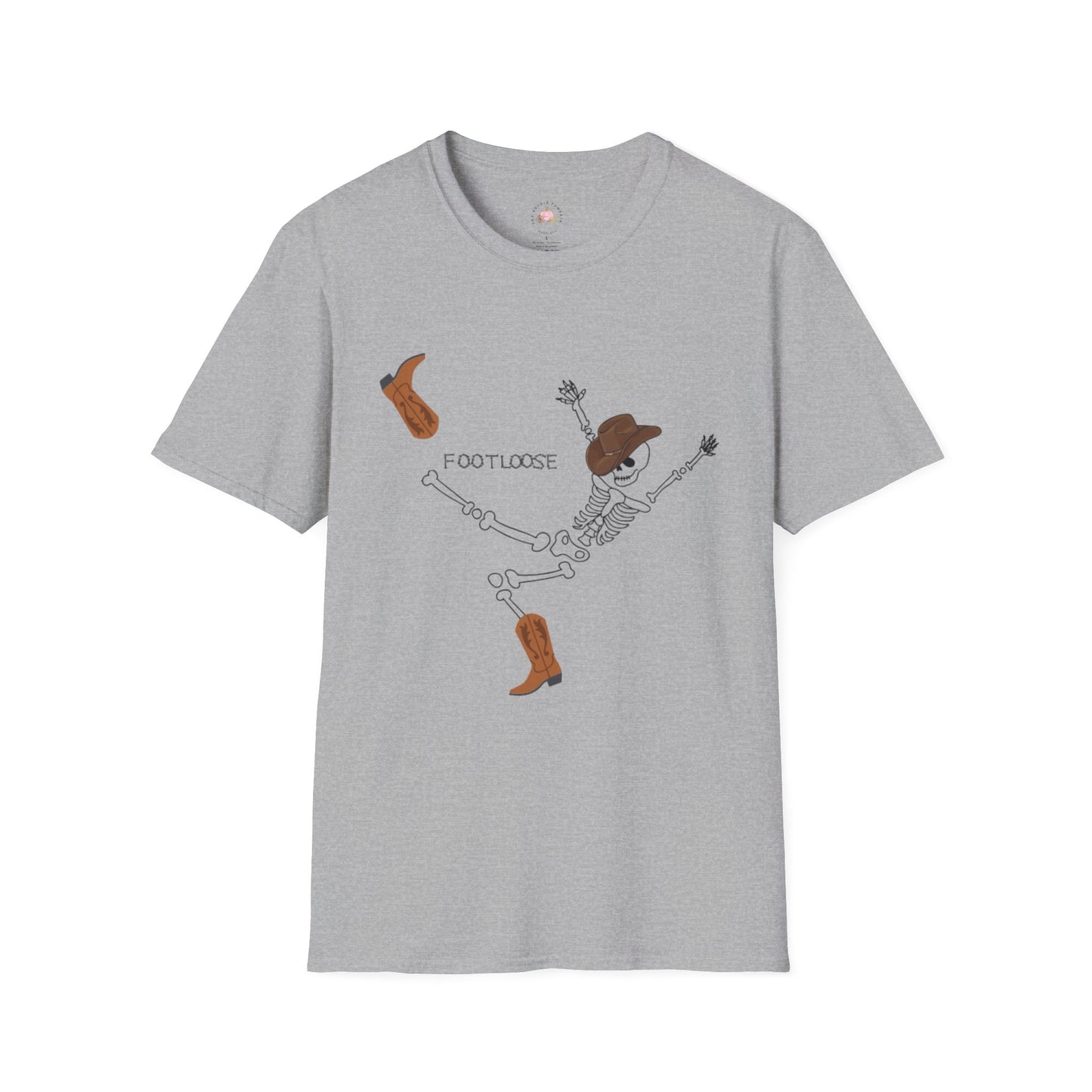 Footloose Skeleton Unisex T-Shirt - Funny Halloween Country Shirt