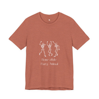 Halloween Skeleton Tee - Unisex Jersey Short Sleeve