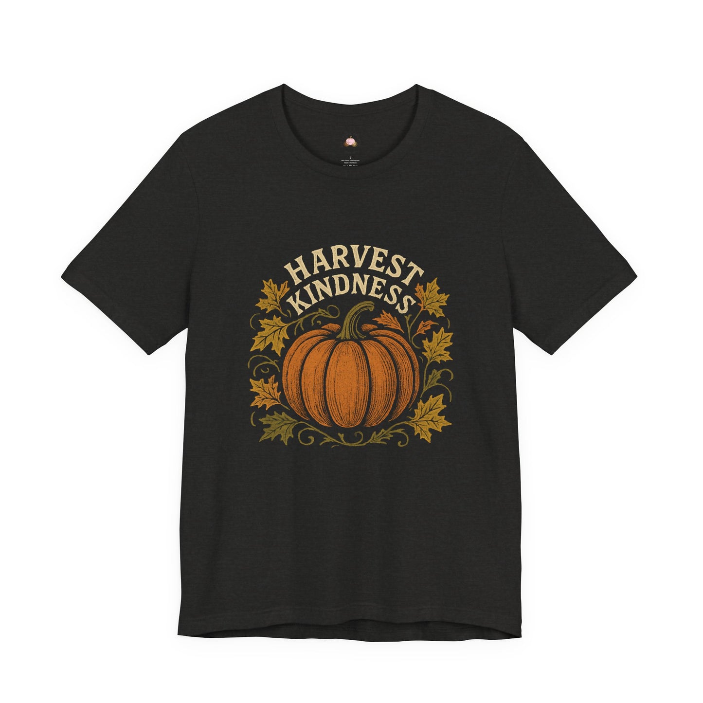Harvest Kindness Tee - Unisex Jersey Short Sleeve Tee, Fall Fashion, Autumn Apparel, Thanksgiving Shirt, Gift for Friends, Cozy Casual Wear