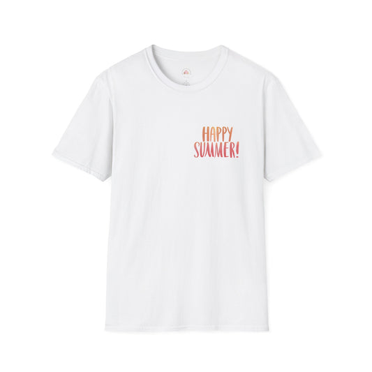 Happy Summer Unisex T-Shirt - Vacation Shirt and Beachwear