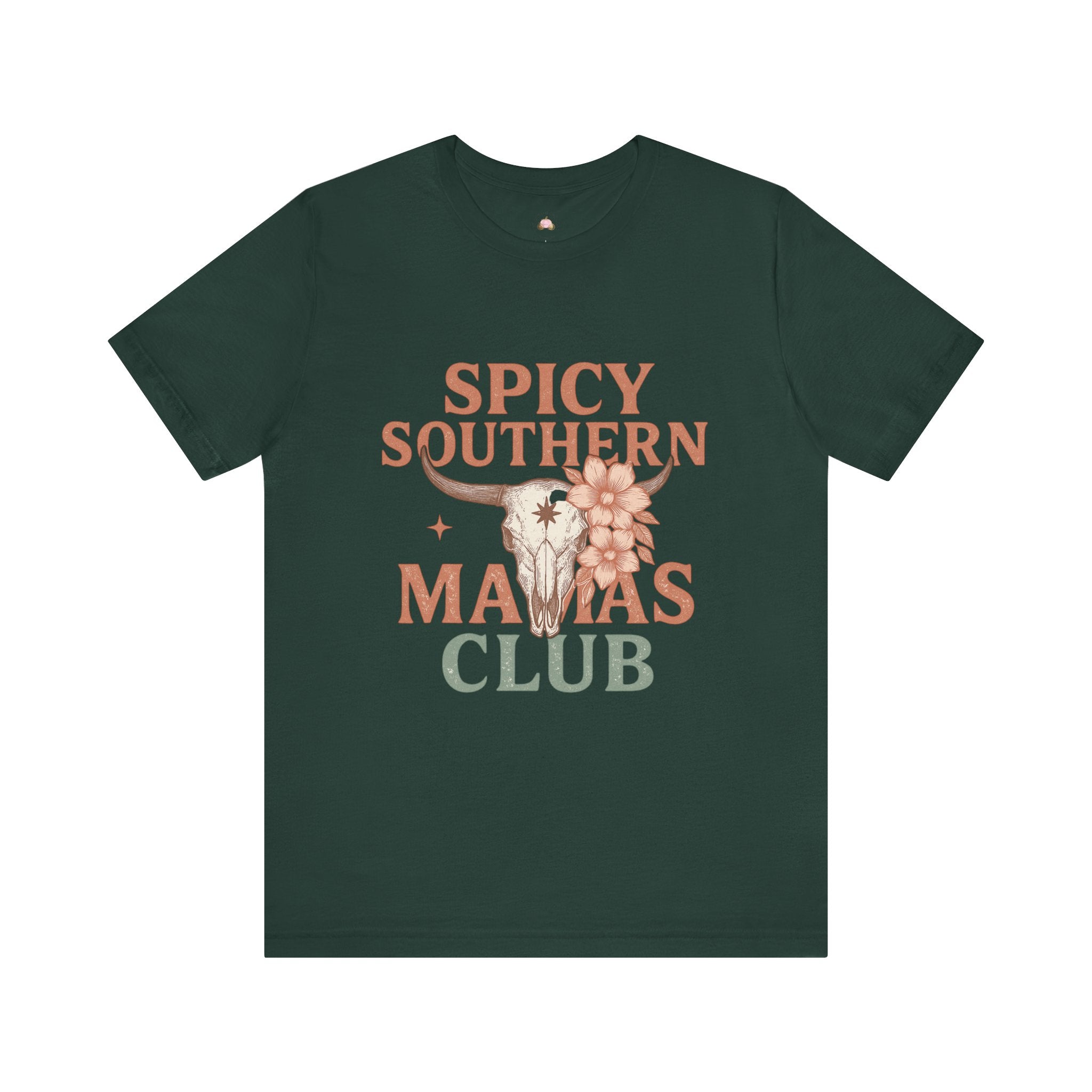 Spicy Southern Mamas Club Tee | Western Graphic Shirt for Faith-Filled Women – The Bougie Pumpkin Boutique