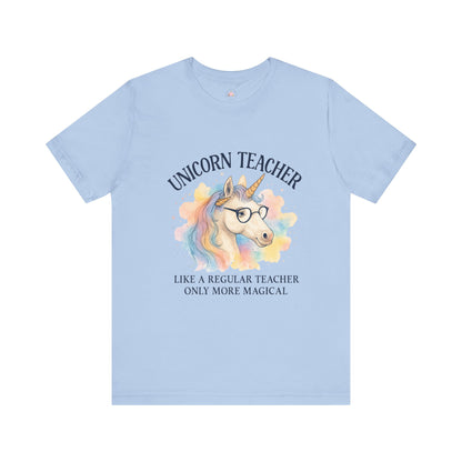 Unisex Tee - Unicorn Teacher Funny Design