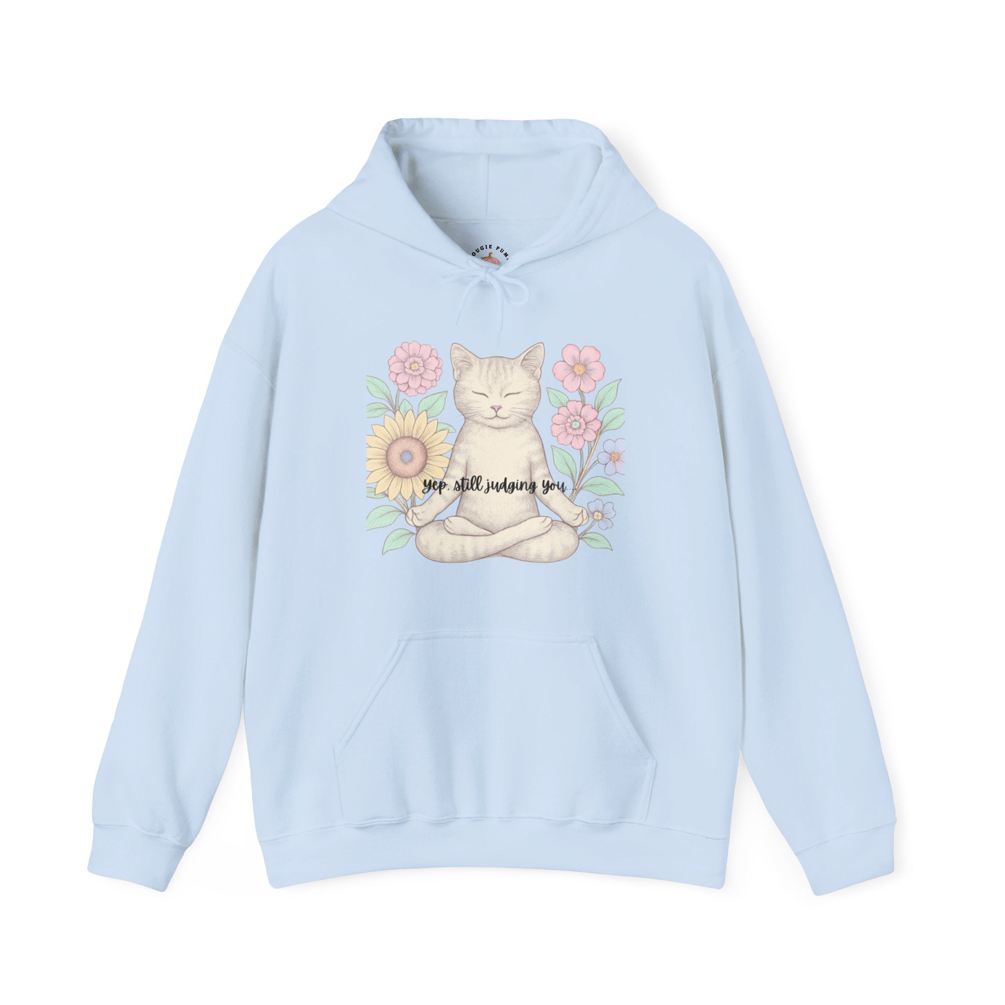 Zen Cat Snarky Hoodie Sweatshirt | The Bougie Pumpkin