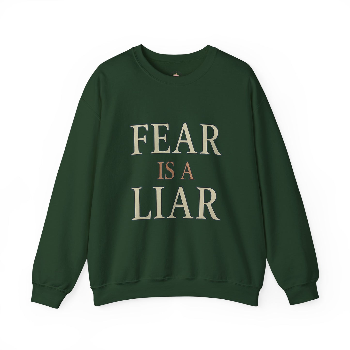Fear Is a Liar Sweatshirt | Faith Over Fear Christian Crewneck – Bougie Pumpkin Boutique - The Bougie Pumpkin Boutique
