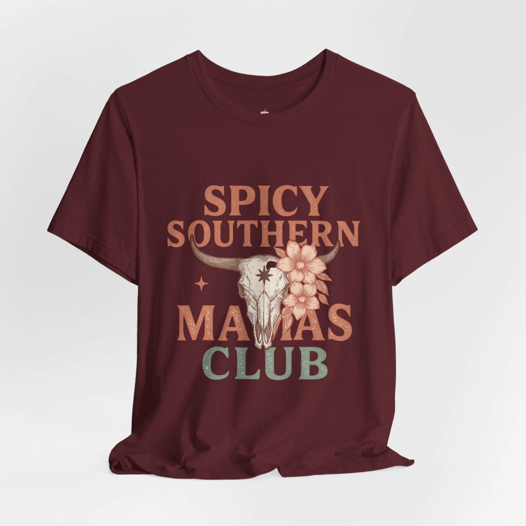 Spicy Southern Mamas Club Tee | Western Graphic Shirt for Faith-Filled Women – The Bougie Pumpkin Boutique