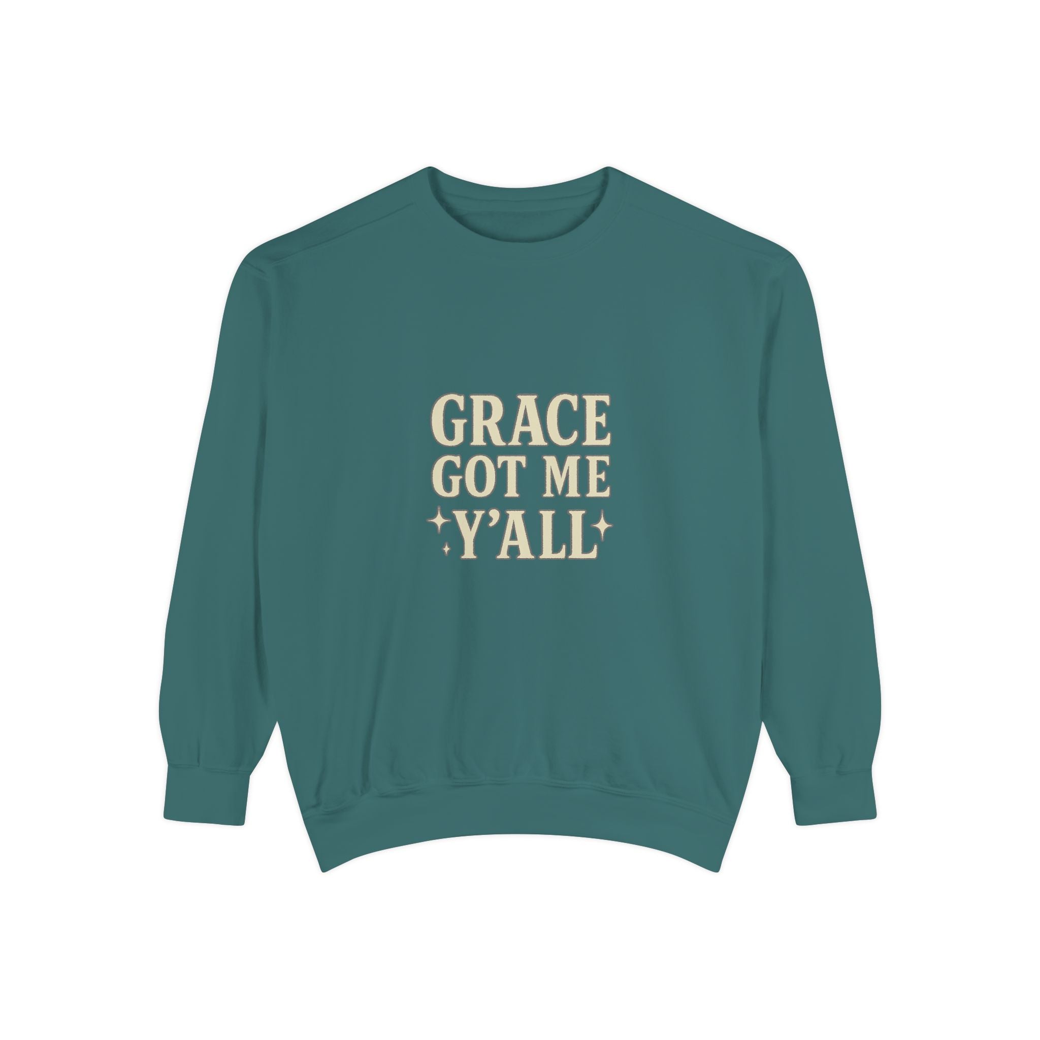 Grace Got Me Y’all Sweatshirt | Southern Christian Crewneck – The Bougie Pumpkin Boutique
