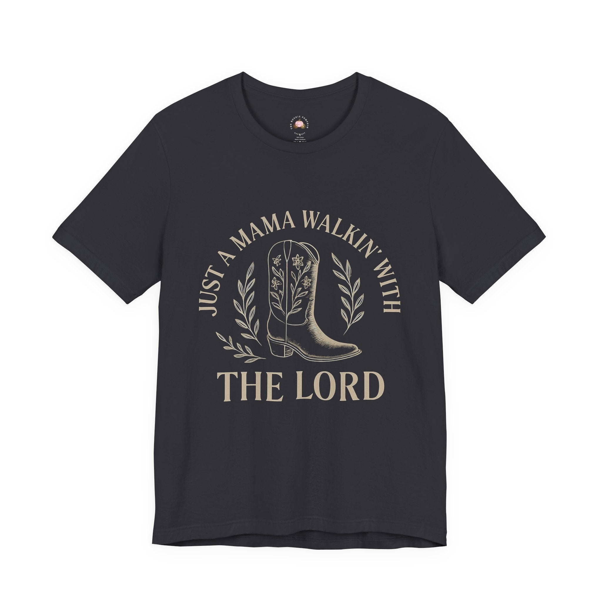 Christian T-Shirt - "Just Walkin' With The Lord" Faith Tee