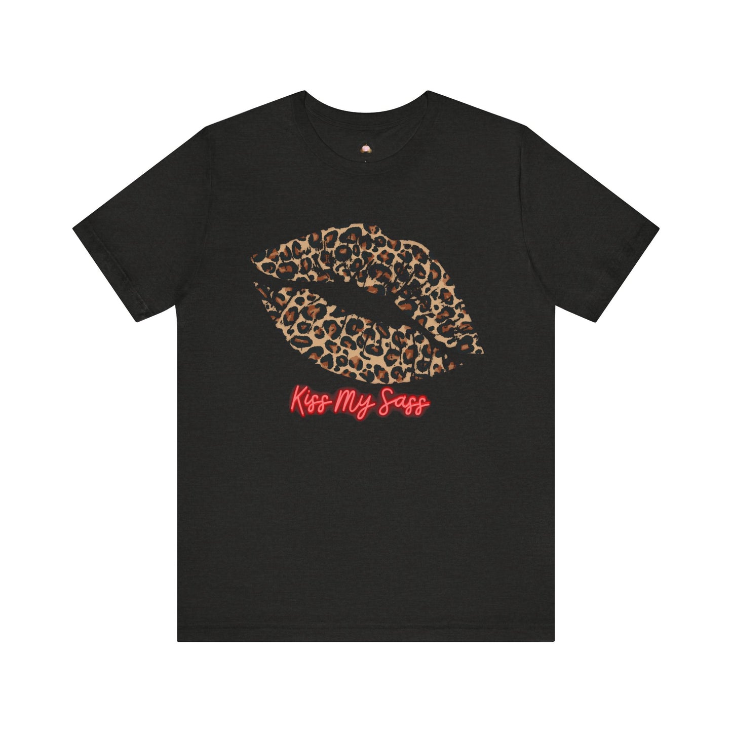 Funny Leopard Kiss Unisex Tee - Kiss My Sass