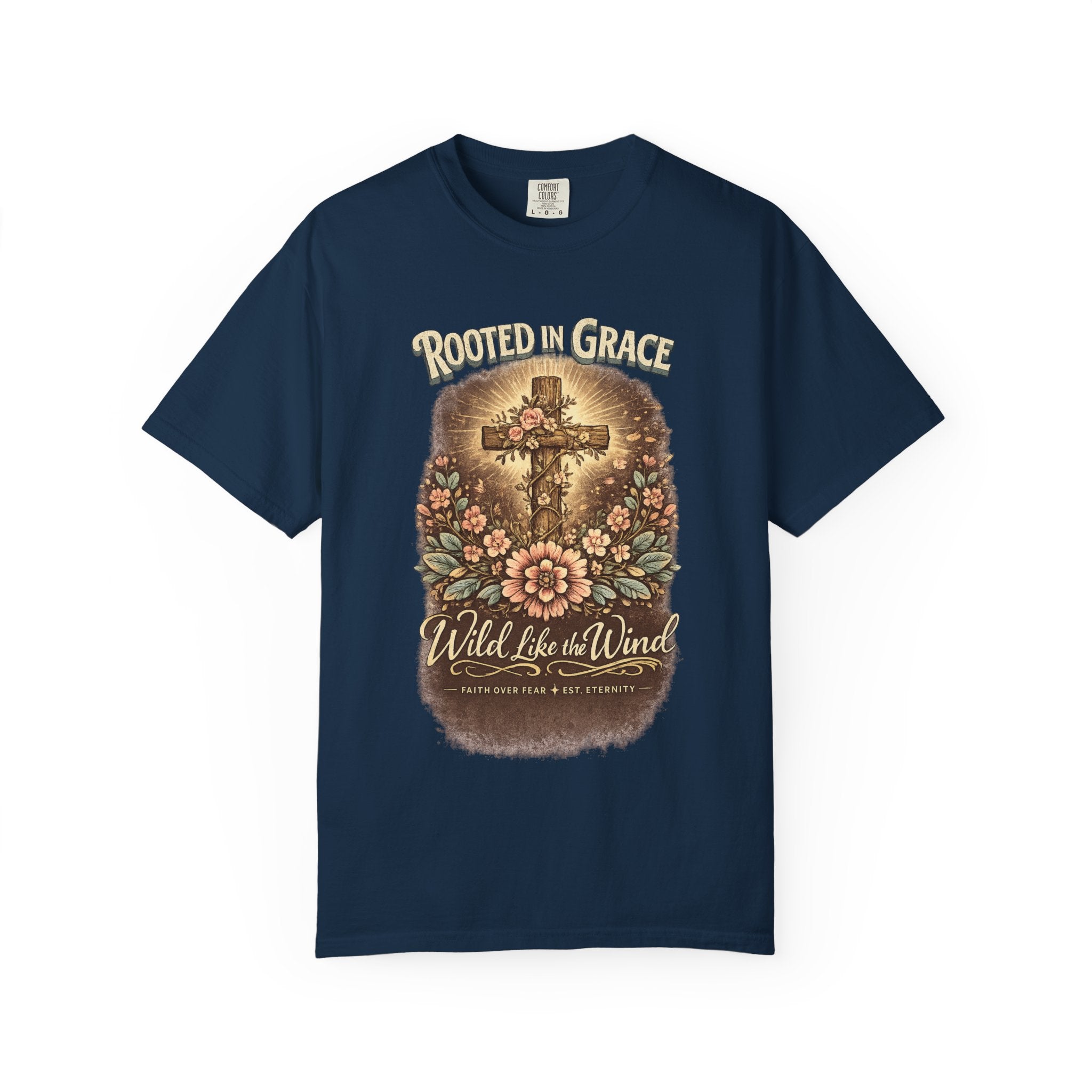Rooted in Grace Unisex Garment-Dyed T-shirt