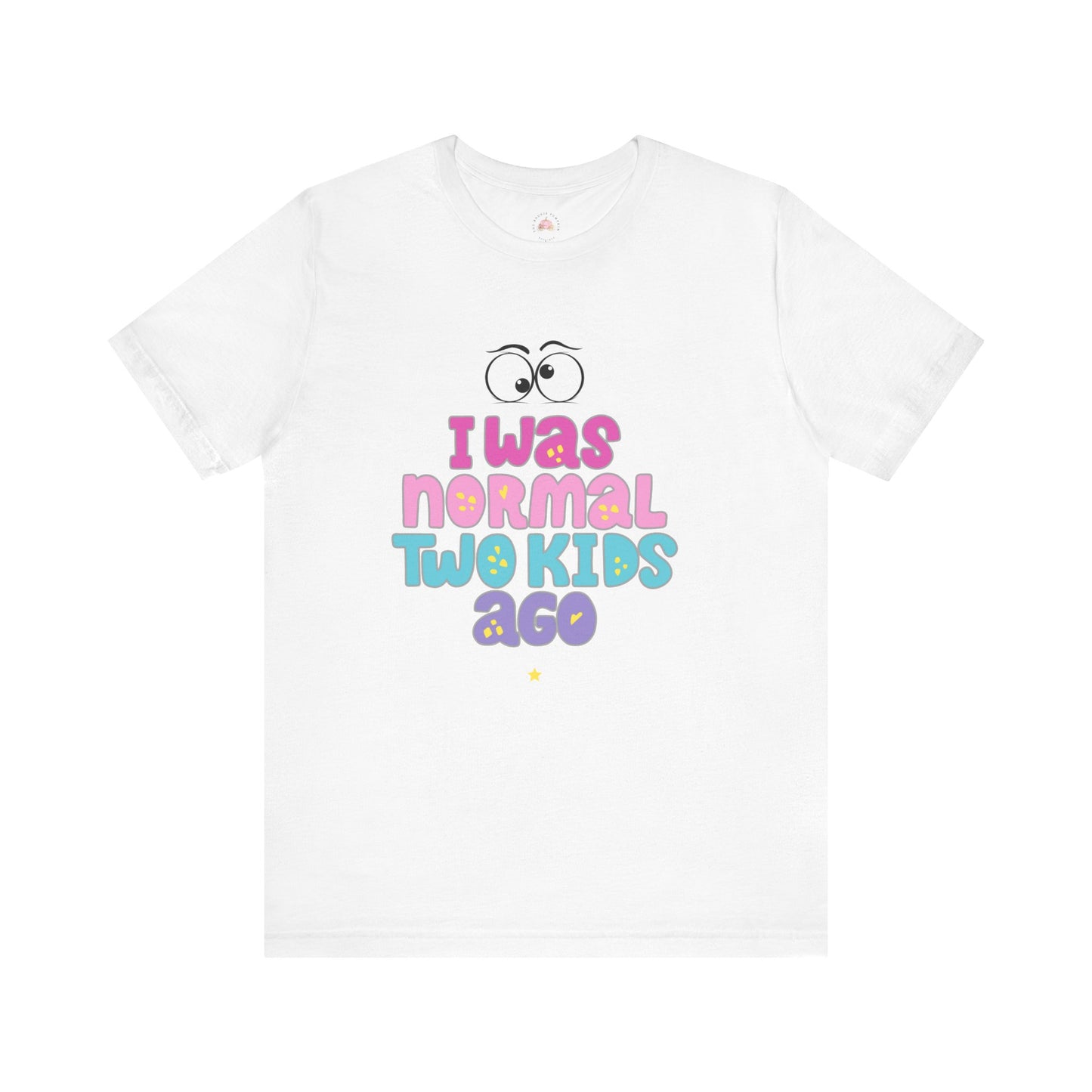 Unisex Jersey Short Sleeve Tee with 'I Was Normal Two Kids Ago' Design - Fun Parenthood Shirt, Gift for Moms and Dads, Casual Wear, [...]
