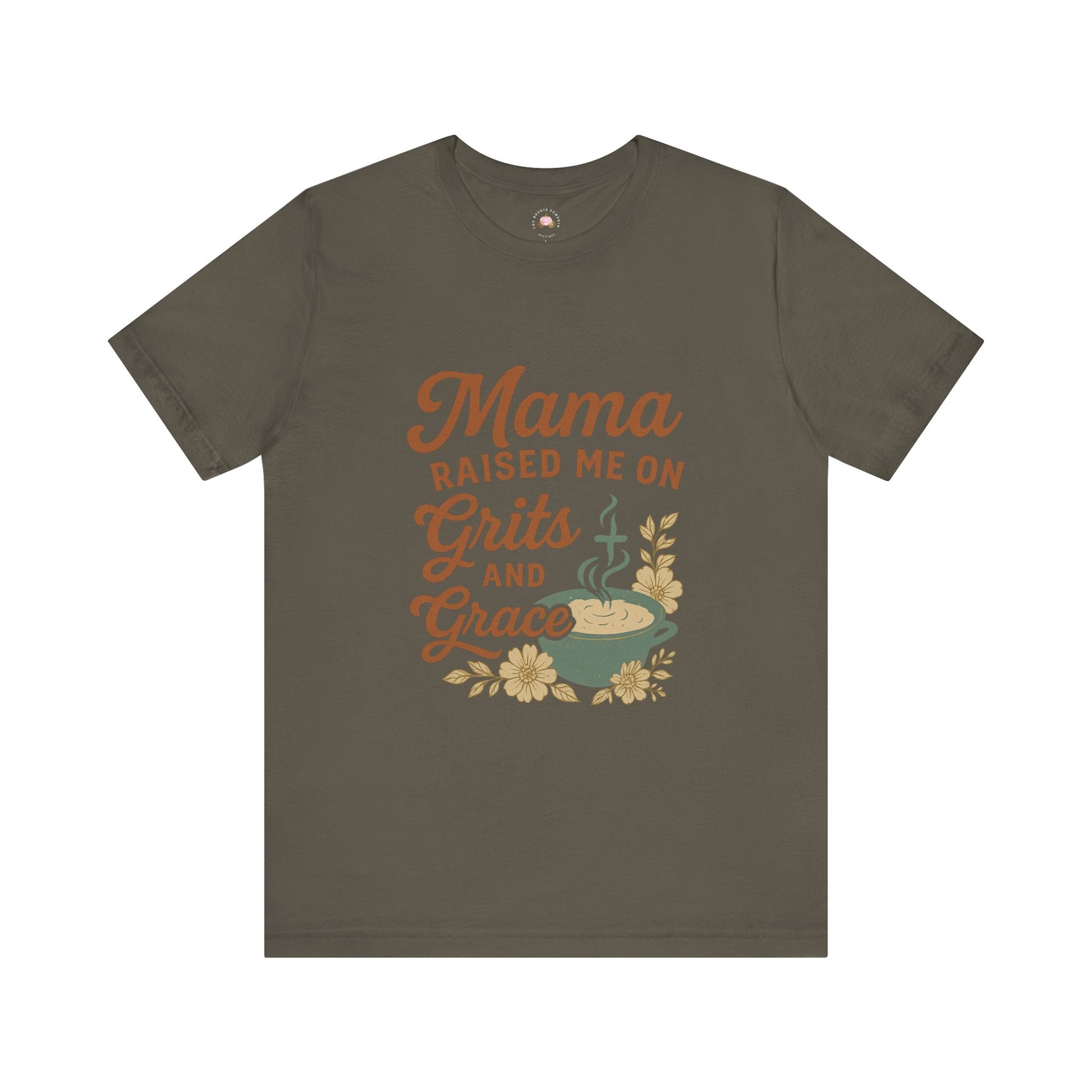 Mama Raised Me on Grits and Grace | Faith & Southern Mama Shirt – Bougie Pumpkin Boutique - The Bougie Pumpkin Boutique