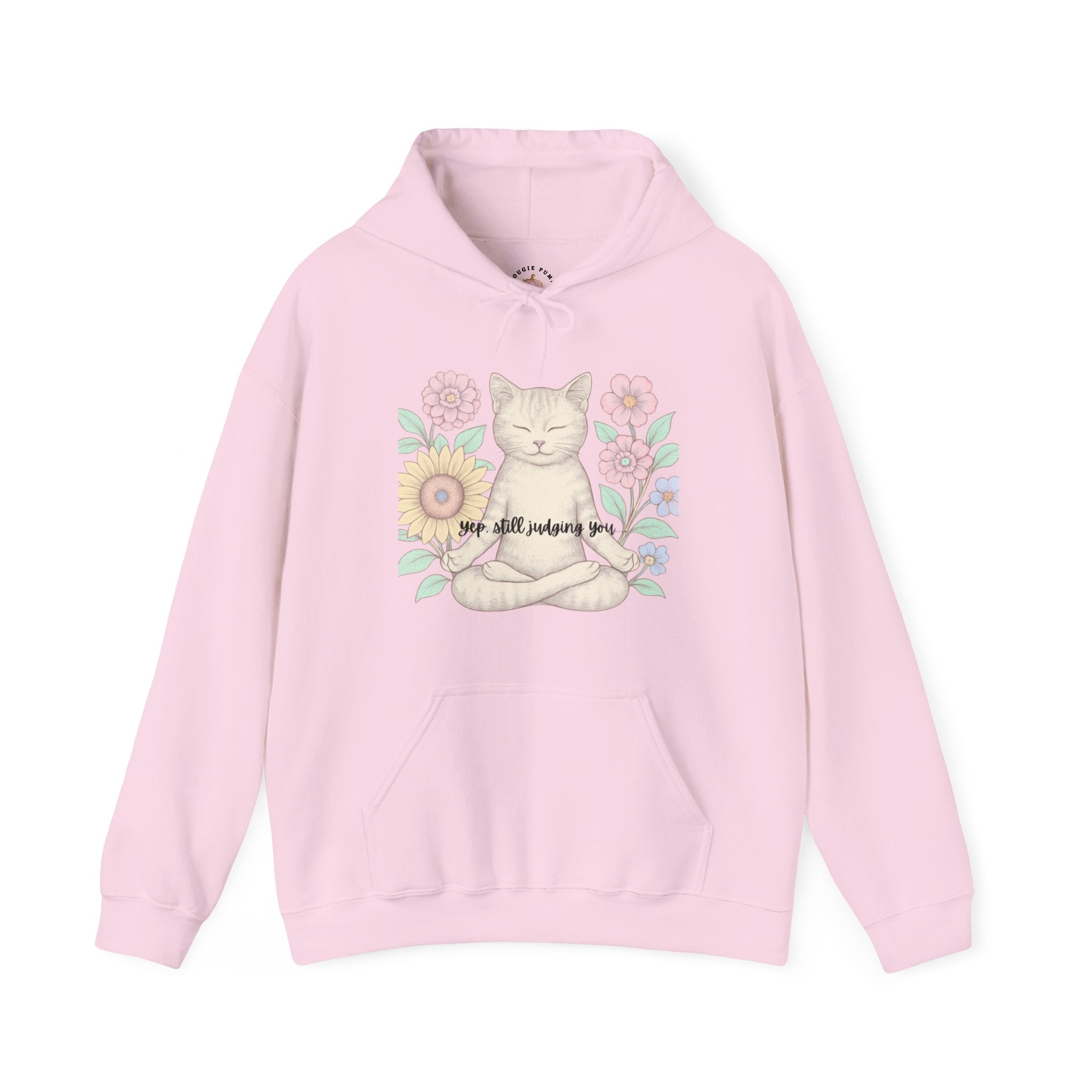 Zen Cat Snarky Hoodie Sweatshirt | The Bougie Pumpkin