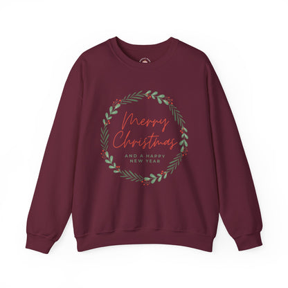 Merry Christmas Crewneck Sweatshirt, Cozy Holiday Style, Unisex Sweatshirt, Christmas Gift, Winter Apparel, Festive Clothing