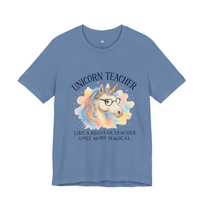 Unisex Tee - Unicorn Teacher Funny Design