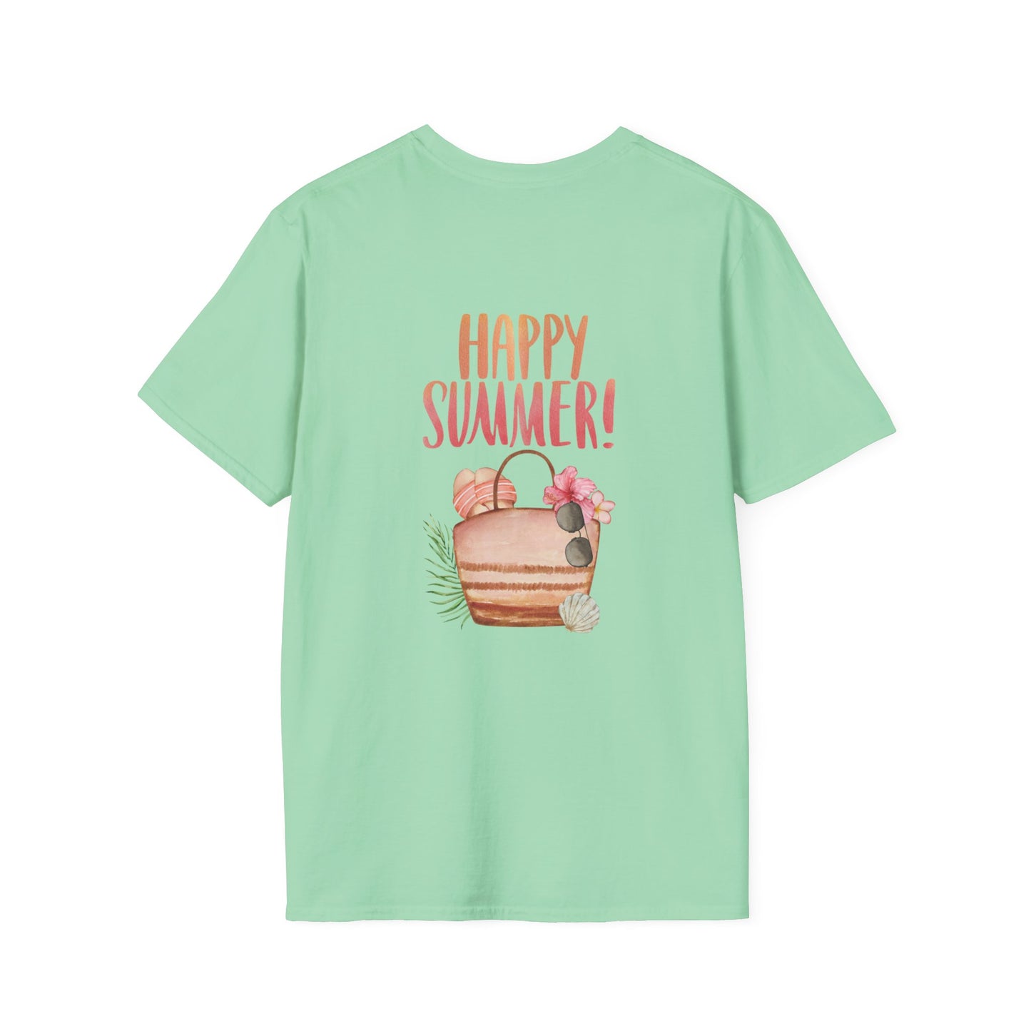 Happy Summer Unisex T-Shirt - Vacation Shirt and Beachwear