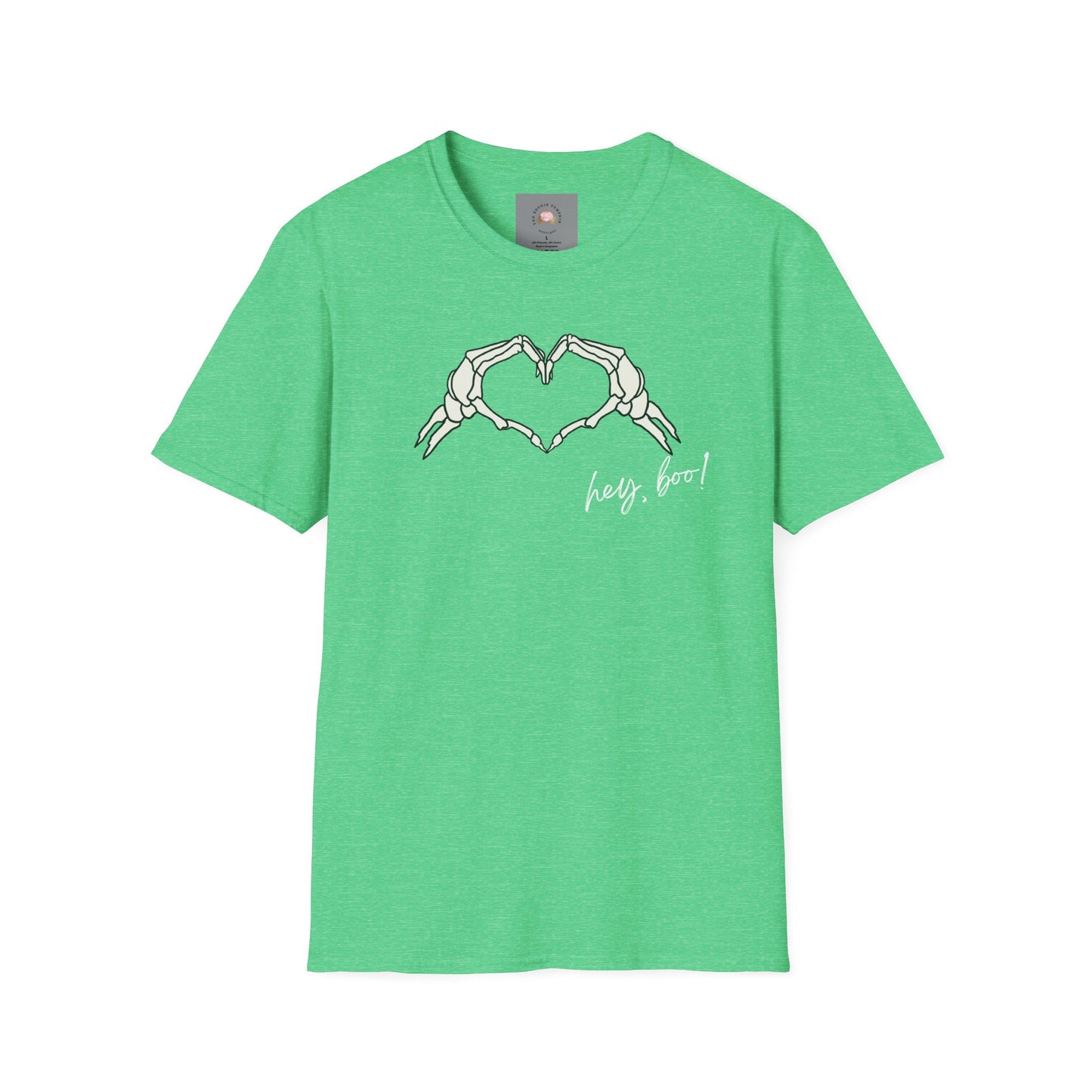 Halloween Skeleton Unisex T-Shirt - Hey Boo Flirty Design