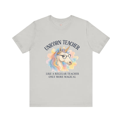 Unisex Tee - Unicorn Teacher Funny Design