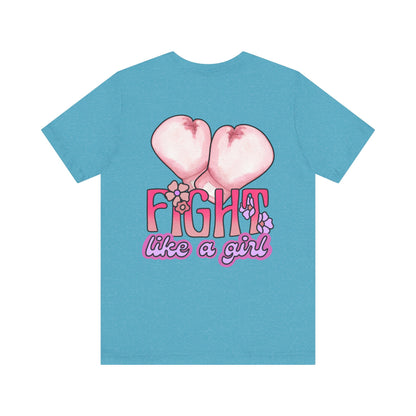 Empowerment Tee: Fight Like a Girl Unisex Jersey Short Sleeve T-Shirt, Awareness Shirt, Cancer Support Apparel, Gift for Fighters, [...]