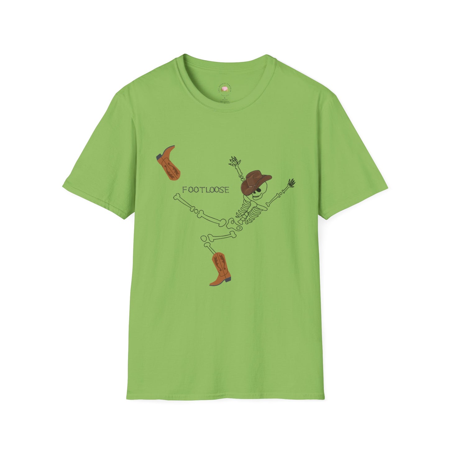 Footloose Skeleton Unisex T-Shirt - Funny Halloween Country Shirt