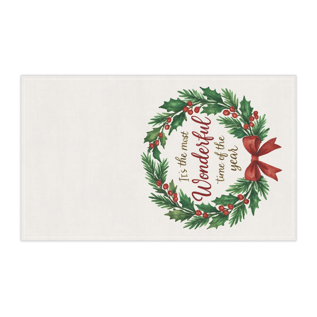 It’s the Most Wonderful Time of the Year Wreath | Holiday Decor – The Bougie Pumpkin Boutique