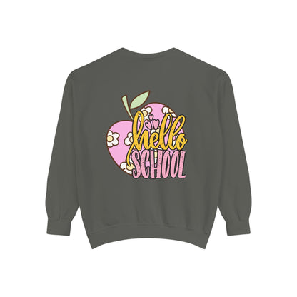 Teacher Appreciation Unisex Sweatshirt - Hello School, Back to School Gift