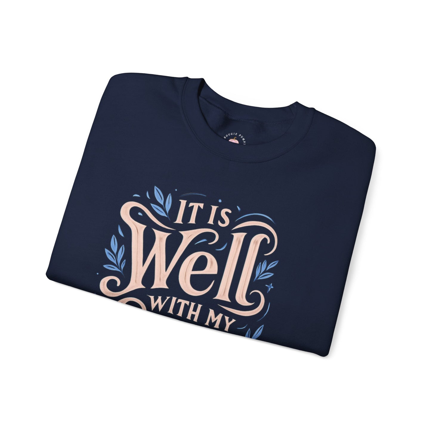 Soulful Comfort Crewneck Sweatshirt - Cozy Gift for Faith Lovers, Inspirational Apparel, Motivational Sweatshirt, Religious Gift, [...]