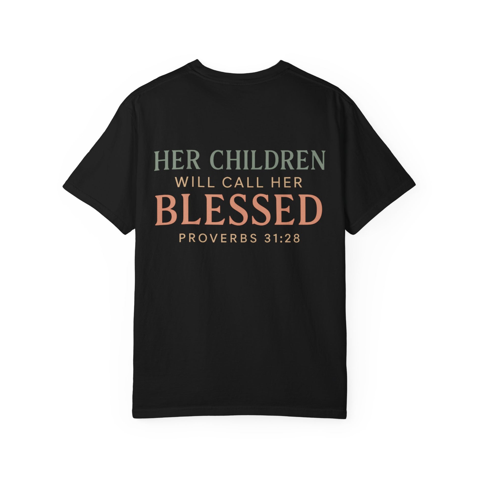 Mama Shirt – Her Children Will Call Her Blessed | Proverbs 31:28 | The Bougie Pumpkin Boutique - The Bougie Pumpkin Boutique