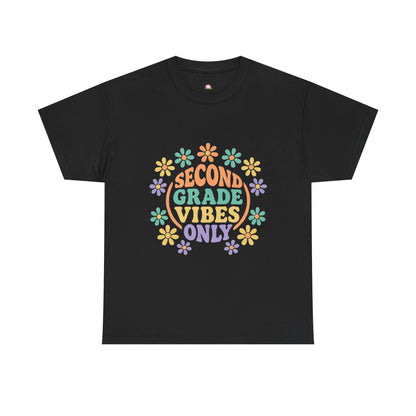 Second Grade Vibes Tee - Teacher Shirt