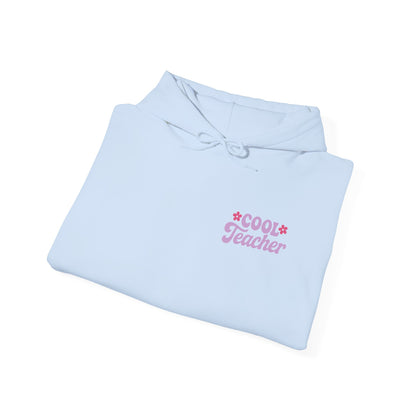 Cool Teacher Hooded Sweatshirt, Teacher Gift, Unisex Hoodie, Classroom Apparel, Back to School, Teacher Appreciation